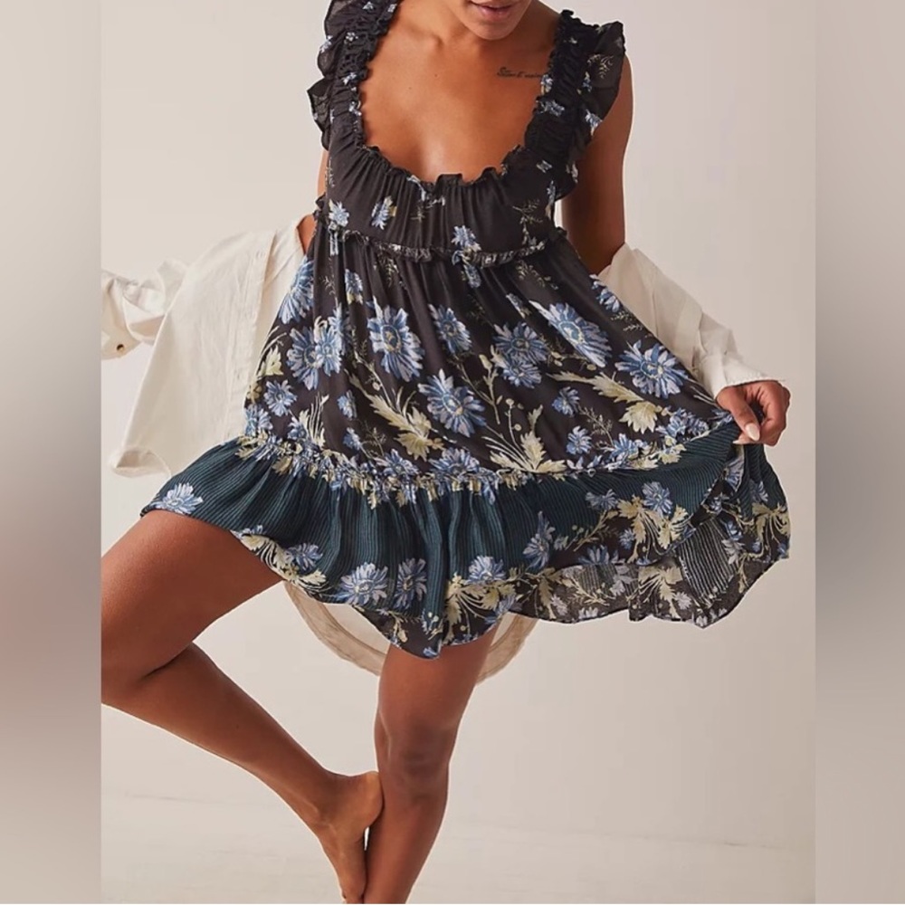 Free People Wild Daisy Bali Slip Mini Dress🦋 - Picture 13 of 13